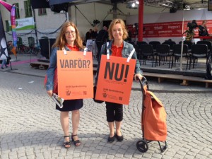 DHB sandwich-skyltar almedalen